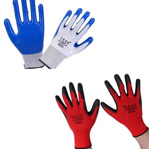 Disposable Gloves Nylon Wearable Coated Nitrile Dipping Wear And Anti Cutting Industry Unisex Automotive Outdoor Garden Work