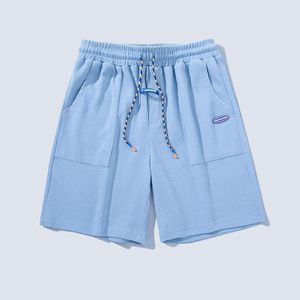 Pantaloncini da uomo Estate Cotone a quadri Uomo Elastico in vita Pantaloni corti da spiaggia Pantaloni dritti da strada alla moda Pantaloni sportivi da uomo Taglie forti 4XL