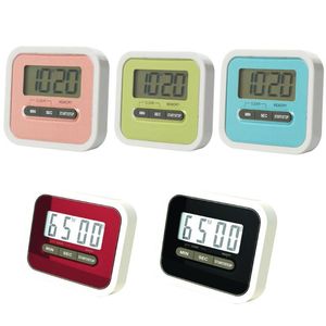 Timers Kitchen Cooking Timer LCD Digital Screen Home Electronic Alarm Clock E7CB