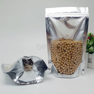Food Storage Bag Translucent Spices Tea Packing Bags Moisture-proof Water Proof Nut Storage Aluminum Foil Zipper Sealed Sack BH5519 WLY
