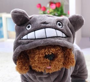 Soft Warm Dog Clothes Coat Pet Costume Fleece Clothing For Dogs Puppy Cartoon Winter Hooded Jacket Autumn Apparel XS-XXL coats jacket