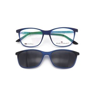 Clip on Sunglass Uomo Donna Magnetic Eyeglass Fram TR90 Telaio in vetro ottico