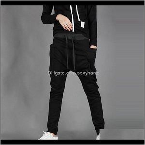 Clothing Apparel Drop Delivery 2021 Wholesale Boys Fashion Harem Sports Dance Sweatpants Big Pockets Pants Baggy Jogging Casual Trousers Male