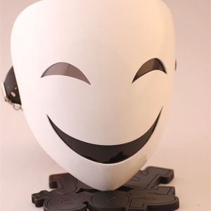 Japansk Anime Black Bullet Kagetane Hiruko Cosplay Prop Mask Hjälm Headwear Halloween Mask Ny Hot Y0804