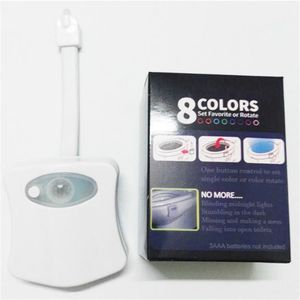 Bathroom Night Light LED Lamp Toilet Smart Human Motion Activated Automatic For Toilets Lights