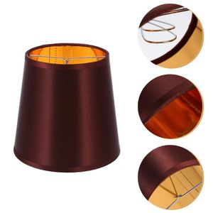 Lâmpada cobre sombras exclusivas de pano de pano de tampa de mesa Shade protetor criativo para