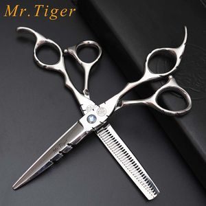5.5 6.0 Hot dressing Cutting Scissors Professional Barber Scissor Hair Shear Salon Makas Set