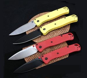 Kelebek Inknife BM535 Katlanır Cep Bıçak D2 Blade Kırmızı Sarı G10 Kolu Taktik Avcılık EDC Survival Aracı Noel Hediye Bıçaklar A3818 3770