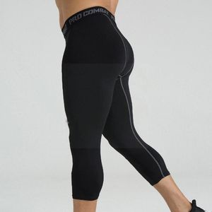 Koşu Pantolon erkek Tayt Sıkıştırma Tayt Erkekler Pantolon Skinny Mallas Fitness Mens Hombre Deporte Y3A2