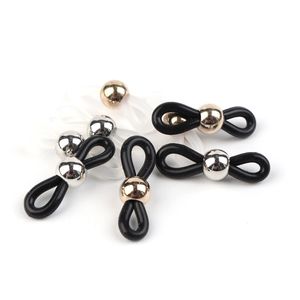 Components 50pcs Beads Eyeglasses Spectacles Chain Glasses Retainer Ends Rope Sunglasses Cord Holder Strap Loop Connector Ring