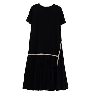 Nursing Dresses Summer Fashion Plus Size Loose Short Small Black Dress Postpartum Medium Length Clothes