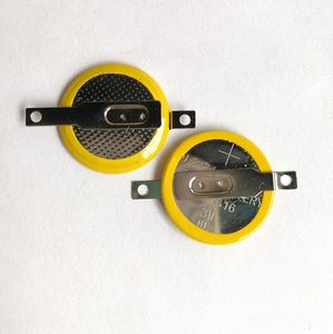 Guias soldadas CR1616 Baterias de células de moeda de lítio SMD tipo 3V para jogos de player de PCB 200pcs por lote