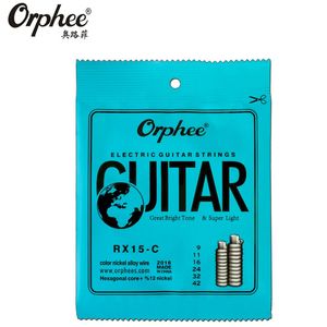 Orphee RX15-C 009-042 Corde per chitarra elettrica Corda in lega di nichel Accessori per chitarra a tensione super leggera