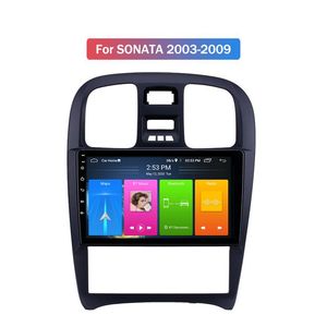 2 DIN 9 Zoll Touchscreen Auto-DVD-Player mit BT und TV-GPS für Hyundai SONATA 2003–2009