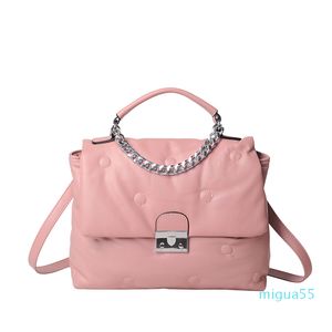 Mode Temperament Handtasche Frühling und Sommer auf der Damentasche Pendeln einfache Mode One-Shoulder Messenger Bags