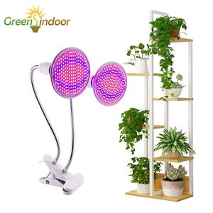 Indoor LED Grow Light Scaffali per piante Lampada per fiori Fito con clip da scrivania Fitolampy Fitolamp Lights Semi di erbe