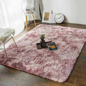 Bubble Kiss Plush Carpets for Living Room Shaggy Fluffy Fur 4cm Thicker Soft Sponge Velvet Area Rugs Home Decor Floor Mat Salon