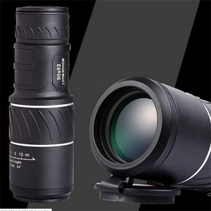 Dual Focus HD Monocular Telescope Green Film Lens 30x52 Travel Spotting Scope Zoom Monoculars Telescopes Outdoor Device