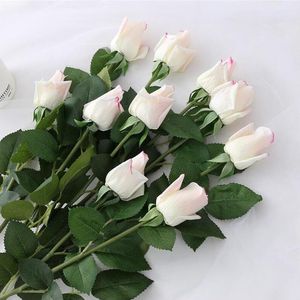 Simulação Flor Rosa Dia dos Namorados Presente de rosas artificiais flores para casamento Natal ano novo decoração
