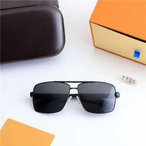 Top-Luxus-Sonnenbrille, Markendesigner, hochwertige Polaroid-Gradienten-Quadratbrille, modische Brille, klassische UV400-Schutzbrille mit Geschenkbox