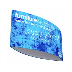Reklamvisning 12ft (cl) /3.25ft*5f (h) Stora tryckta bannersignaler med stark aluminiumsramspänningstygryck grafisk bärbar väska