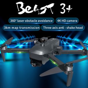 Drone SG906 MAX con fotocamera 4K per adulti, droni con giunto cardanico a 3 assi anti-vibrazione, tempo di volo lungo, GPS WiFi 5G Follow Me, evitamento degli ostacoli laser, motore brushless, 2-1