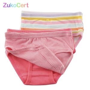 ZukoCert 6 Pz/lotto Intimo per bambini in cotone Ragazzi Ragazze Slip per neonati Mutandine corte biologiche di alta qualità per abbigliamento per bambini 2-8 Y 211122