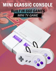 100% новый ностальгический игровой игрок ведущий Super SNES 21 Mini HD TV Video Wii Консоль 16-битная двойная ручка Серый