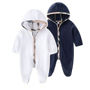 born Baby Boy Girl Clothes 0 To 3 6 9 12 Months Footies Infant Winter Overalls for Kids s Outfit Clothing 211011