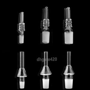 Zwei Stile Rauch 10mm 14mm 18mm männliche Quarzspitzen für Nektarsammler-Kits Raucherzubehör Banger Nail Oil Rigs Glas Wasserbongs DHL