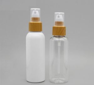 木製穀物カバーローションポンプエマルジョンポンプ - ボトル空の化粧品包装SN5765