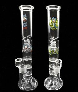 Bong Birdcage Perc High 12,5 tums rökrör 3-lagers filter Honeycomb Perkolator Bongs Glas Bubbler Vattenpipa 18,8MM joint zeusart shop