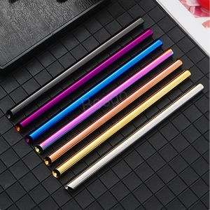 304 Stainless Steel Drink Straw Coffee Milk Tea Juice Straws Kitchen Bar Party Cocktail Cup Decoration Reusable Water Cup Tool BH5947 WLY