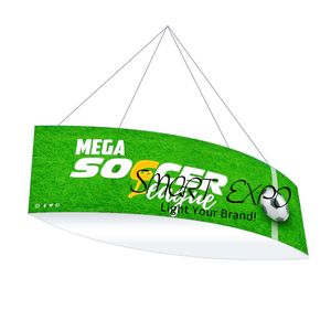 Advertising Display 10ft(CL)/2.75ft*3.5ft(H) Recyclable Attracting Fabric Banner with Strong Aluminum Frame Custom Print Graphic Portable Bag