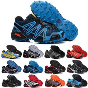 Yeni Zapatillas Speedcross 3 Rahat Koşu Ayakkabıları Erkekler Hız Çapraz Yürüyüş Açık Spor Yürüyüş Atletik Sneakers Boyutu 40-46 VB5