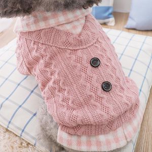 Pullover Mantel Hund Kleidung super für Hunde Kleidung Haustier Outfits Medium Süße Winter Yorkies Warme Print Rosa Mädchen Ropa Para Perrokleid