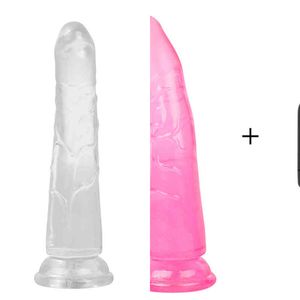 NXY Dildo Erotico Sextoys Soft Jelly Dildo Realistico Anal Dick Bullet Vibratore Strapon Aspirazione Giochi per adulti per le donne 1201