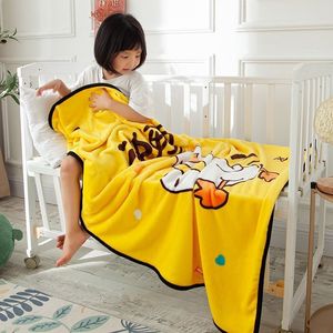 Cobertor 100x140cm suave e confortável não é derramado qualidade de cabelo de cama para crianças Mantenha a cobertura de temperatura constante quente F0301 210420