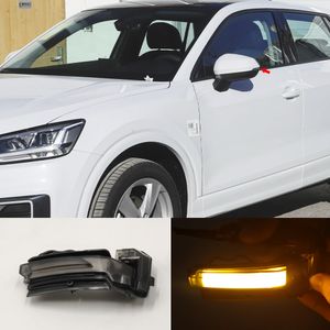 2Pcs For AUDI Q2 18-20 Q3 19-20 LED Dynamic Turn Signal Light Car Side Rear View Mirror Indicator Sequential Blinker Lamp