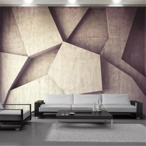 3d wallcovering tapet Enkel seometrisk cement grafisk väggmålning vardagsrum sovrum kök moderna hem dekoration bakgrundsbilder