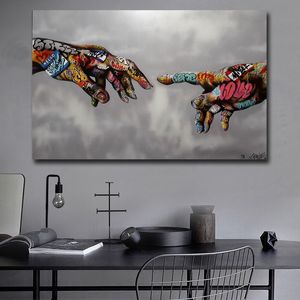 Graffiti Art Poster Print Painting Street Art Urban Art on Canvas Hand Wall Pictures for Living Room Home Decor