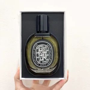 Disponibile Nuovo arrivo Profumo naturale Orpheon 75ml bottiglia nera Fragranza Uomo Donna Colonia Spray Odore di lunga durata consegna veloce