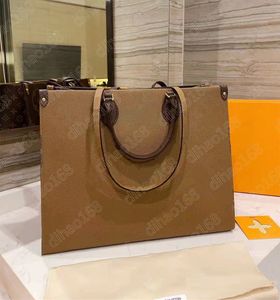 Luxury Designer Bags Women Onthego Handbags Totes Bag Ladies Casual Tote PVC Leather Shoulder Bags Female Big handbag