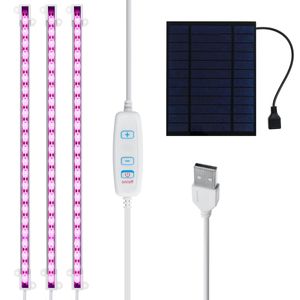 10/20 / 30W USB Solar Full Spectrum Plant Grow Light Strip IP65 Vattentät Växthus - Typ D