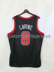 Zach Lavine Swingman maglia nera Mens Women Youth Numero personalizzato nome maglie XS-6XL