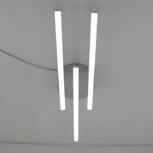 2022 Nowy LED Sufit Light 12 W 18 W 24 W Równoległe Linia prosta Nowoczesne światła Aluminiowa sypialnia Lampa wisząca do salonu AC 85-265V