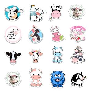 Fedex Shipping Wholesale 50pcs/pack Cartoon Cows Stickers Non-random Car Luggage Helmet Laptop Skateboard Bottle Decals Kids Gifts