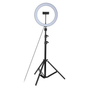 LED Selfie Light Ring Lamp 10 Inch with Tripod Dimmable Photographic Lighting For Live Stream/Makeup/Video Dimmable Beauty 26cm Ringlight