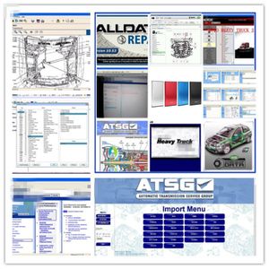 2021 Hot AllData Auto Repair Software Alla data v10 Mi Tchell Levande Workshop Tung lastbil och ATSG i TB HDD USB för bilar Lastbilar Diagnostic