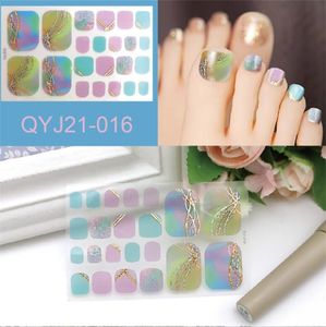 Fabrik 22 Tips / Sheet Toe Nail Sticker Album Design Manicure Accesoires Nailart Stickers Wraps DIY Women Salon Loveliness